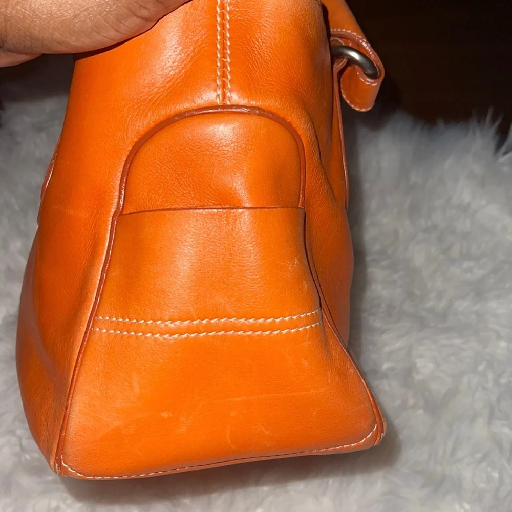 GUC Celine Leather Boogie Bag in Orange Brown (vintage) - Picture 7 of 15